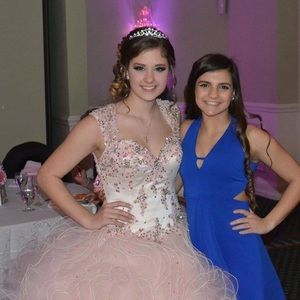 Morilee Pale Pink Princess Ball Gown Sweet 16 Prom